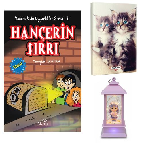 Hançerin Sırrı - Maviş Kediler Planlama Defteri ve Oyuncak Domuzcuklu 
