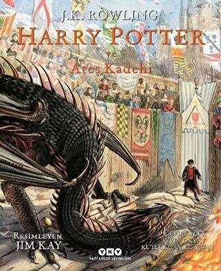 Harry Potter ve Ateş Kadehi 4 (Resimli Özel Baskı) (Ciltli) - Halkkita