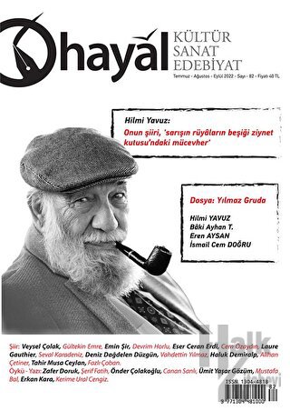 Hayal Kültür Sanat Edebiyat Dergisi Sayı: 82 - Halkkitabevi