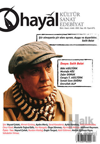 Hayal Kültür Sanat Edebiyat Dergisi Sayı: 83 - Halkkitabevi