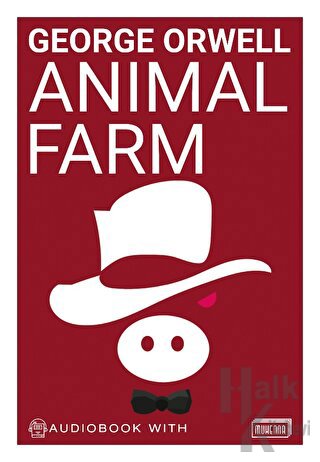 Hayvan Çiftliği (İngilizce+Sesli Kitap) Animal Farm - Halkkitabevi