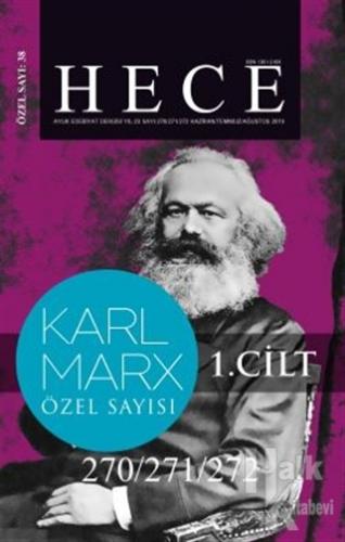 Hece Aylık Edebiyat Dergisi Karl Marx Özel Sayısı:  38 - 270/271/272 (2 Cilt Bir Arada) (Ciltsiz)