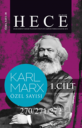 Hece Aylık Edebiyat Dergisi Karl Marx Özel Sayısı: 38 - 270/271/272 (2 Cilt Bir Arada) (Ciltsiz)