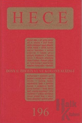 Hece Aylık Edebiyat Dergisi Sayı: 196