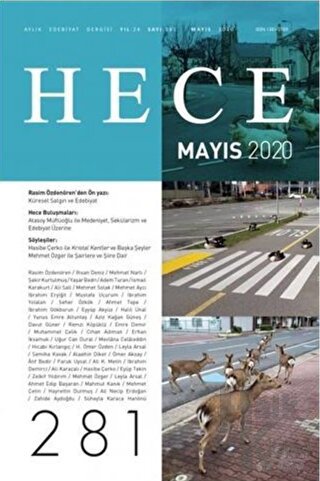 Hece Aylık Edebiyat Dergisi Sayı: 281 Mayıs 2020 - Halkkitabevi