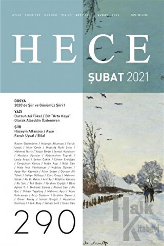 Hece Aylık Edebiyat Dergisi Sayı: 290 Şubat 2021 - Halkkitabevi