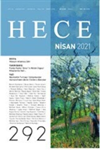 Hece Aylık Edebiyat Dergisi Sayı: 292 Nisan 2021