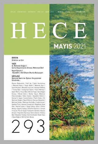 Hece Aylık Edebiyat Dergisi Sayı: 293 Mayıs 2021 - Halkkitabevi