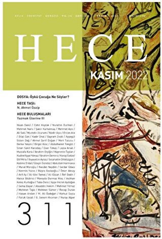 Hece Aylık Edebiyat Dergisi Sayı: 311 Kasım 2022