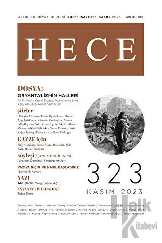 Hece Dergisi - Sayı: 323 Kasım 2023 - Halkkitabevi