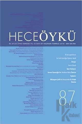 Hece Öykü Dergisi Sayı: 87 (Haziran-Temmuz 2018) - Halkkitabevi
