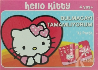 Hello Kitty Bulmacayı Tamamlıyorum 32 Parça Yapboz