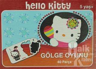Hello Kitty Gölge Oyunu 40 Parça Puzzle - Halkkitabevi
