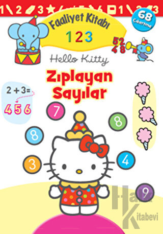 Hello Kitty - Zıplayan Sayılar Faaliyet Kitabı 1-2-3 - Halkkitabevi