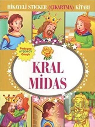 Hikayeli Sticker (Çıkartma) Kitabı - Kral Midas