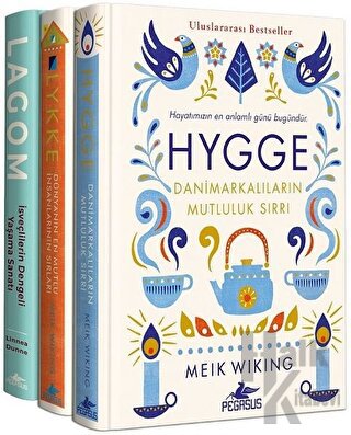 Hygge - Lykke - Lagom Set (3 Kitap Takım) (Ciltli)