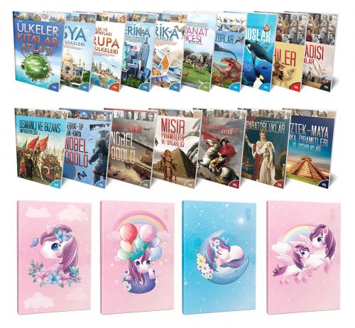 İlk Kütüphanem 17li Kitap Seti ve 4 Defter -8