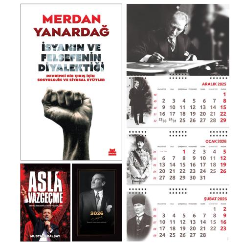 İsyanın ve Felsefenin Diyalektiği ve Asla Vazgeçme - İstikbal Ajanda - İmza Duvar Takvimi