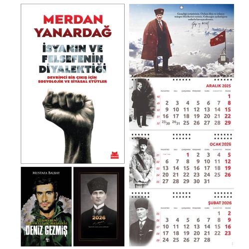 İsyanın ve Felsefenin Diyalektiği ve Bitmeyen Deniz Gezmiş - Kalpaklı Ajanda - Sakarya Duvar Takvimi