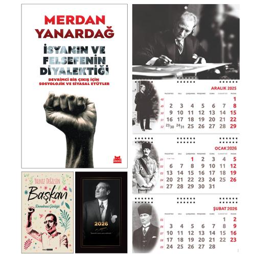 İsyanın ve Felsefenin Diyalektiği ve Yalnız Değilsin Başkan - İstikbal Ajanda - İmza Duvar Takvimi