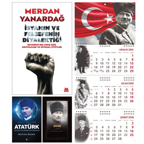 İsyanın ve Felsefenin Diyalektiği ve Yüzyılların Lideri Atatürk - Komutan Ajanda - Ayyıldız Duvar Takvimi