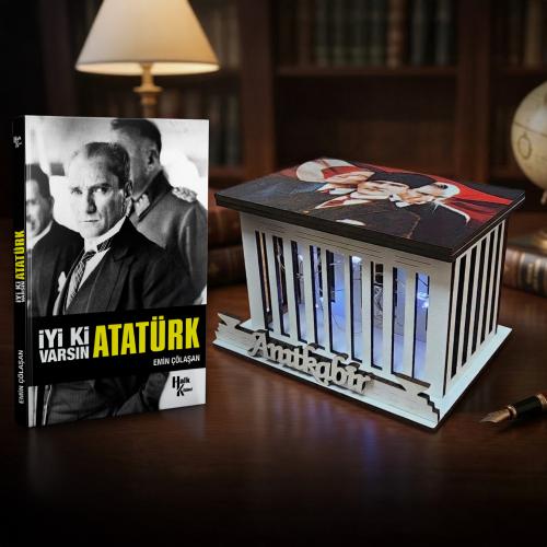 İyi ki Varsın Atatürk ve Kocatepe Ahşap Anıtkabir Işıklı Maket - Halkk