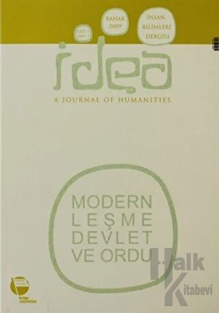 İdea Cilt: 1 Sayı: 1 İnsan Bilimleri Dergisi / A Journal of Humanities