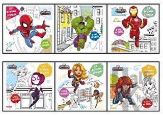 İlk Boyama Kitaplarım Seti - Marvel Super Hero Adventures (6 Kitap Takım)