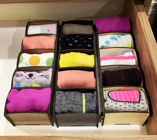 5 Gözlü Çekmece İçi Çoraplık - Akçaağaç - Halkkitabevi