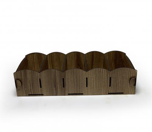 5 Gözlü Çekmece İçi Çoraplık - Akasya - Halkkitabevi