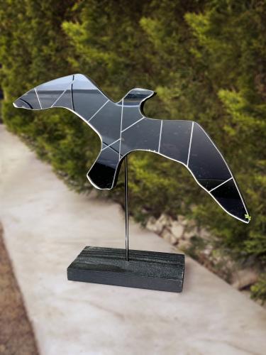 Ayaklı Gümüş Rengi Aynalı Martı - Halkkitabevi Ayaklı Gümüş Rengi Aynalı Martı - Halkkitabevi