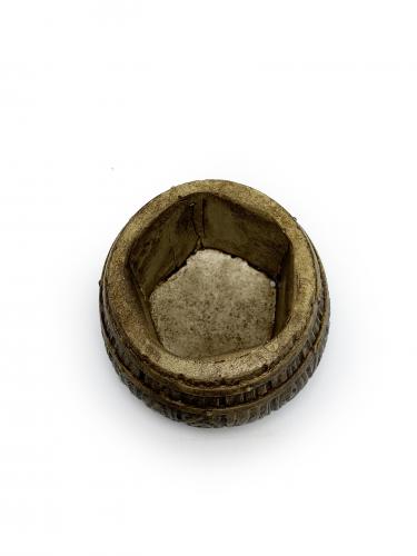 Ahşap Renkli Beton Fıçı Saksı - Halkkitabevi