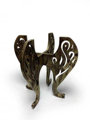 Mari Ahşap Ayaklı Beton Saksı Seri 2 - Halkkitabevi