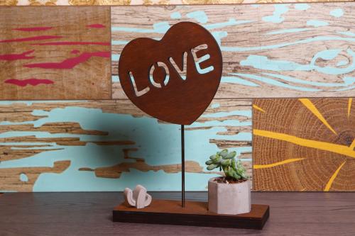 HK Dekor Love Standlı Beton Saksı - Halkkitabevi HK Dekor Love Standlı Beton Saksı - Halkkitabevi