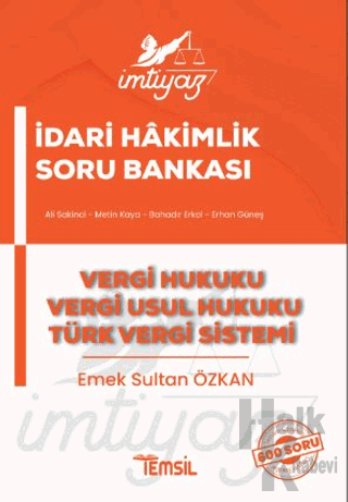 İmtiyaz İdari Hakimlik  Vergi Hukuku Vergi Usul Hukuku Türk Vergi Sist
