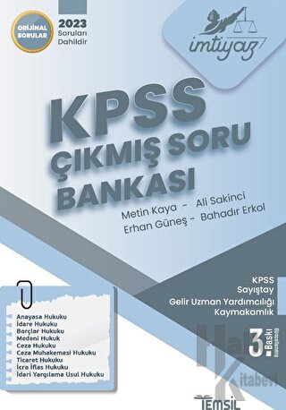 İmtiyaz KPSS Çıkmış Soru Bankası - Halkkitabevi
