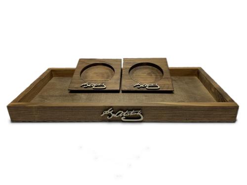 Özel İmzalı Masif Ahşap Set - Halkkitabevi Özel İmzalı Masif Ahşap Set - Halkkitabevi