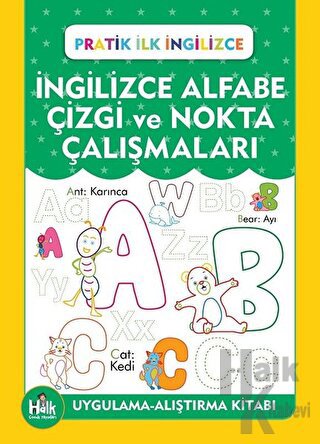 İngilizce Alfabe Çizgi ve Nokta Çalışmaları - Halkkitabevi