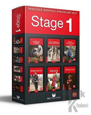 İngilizce Hikaye Seti Stage 1 (6 Kitap Takım) - Halkkitabevi
