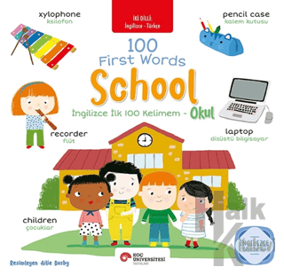 İngilizce İlk 100 Kelimem - Okul - Halkkitabevi