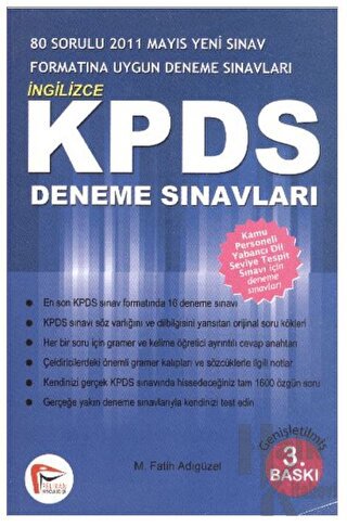İngilizce KPDS Deneme Sınavları - Halkkitabevi