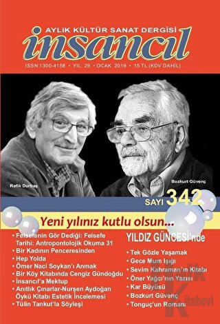 İnsancıl Aylık Kültür Sanat Dergisi Sayı: 342 Ocak 2019 - Halkkitabevi