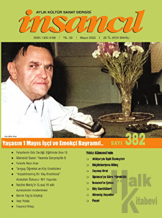 İnsancıl Aylık Kültür Sanat Dergisi Sayı: 382 Mayıs 2022 - Halkkitabev