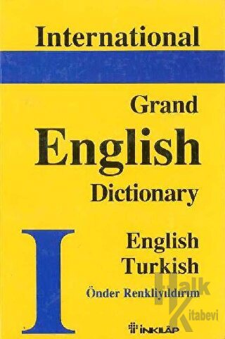 International Grand English Dictionary English - Turkish (Ciltli)