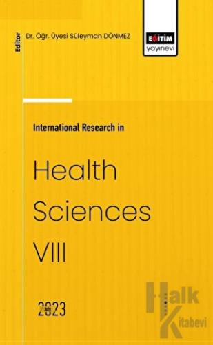 International Research in Health Sciences VIII - Halkkitabevi