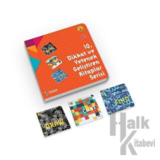 IQ Dikkat ve Yetenek Geliştiren Kitaplar Serisi Level 1 (7-8-9 Yaş) (3 Kitap Takım)