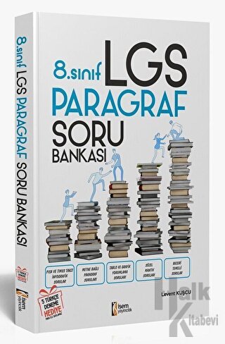 İsem Yayınları 8. Sınıf LGS Paragraf Soru Bankası - Halkkitabevi