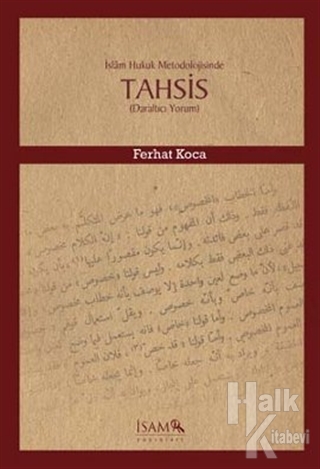 İslam Hukuk Metodolojisinde Tahsis - Halkkitabevi