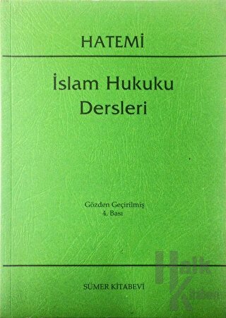 İslam Hukuku Dersleri - Halkkitabevi