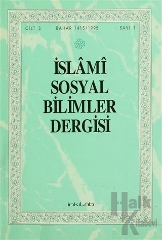 İslami Sosyal Bilimer Dergisi Cilt:3 Sayı: 1